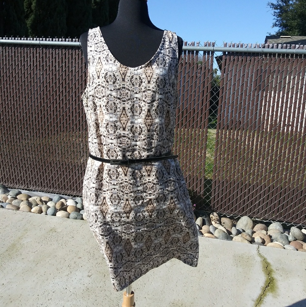 Light Brown Dress with belt